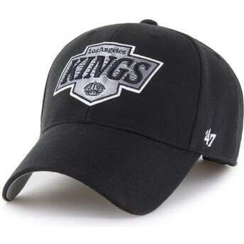 Mützen gebogen schwarz verstellbares band MVP Essential der Los Angeles Kings NHL von 47 Brand