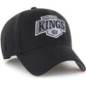 mutzen-gebogen-schwarz-verstellbares-band-mvp-essential-der-los-angeles-kings-nhl-von-47-brand