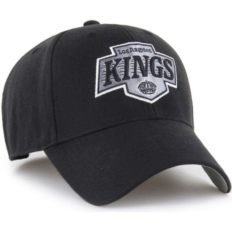 cappello-curvo-nero-cinghia-regolabile-mvp-essential-dei-los-angeles-kings-nhl-di-47-brand