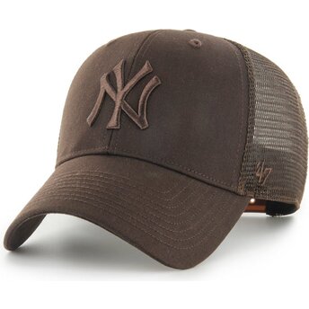 Cappello curvo marrone snapback MVP Branson dei New York Yankees MLB di 47 Brand