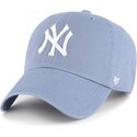 casquette-courbee-bleue-ajustable-clean-up-vapor-new-york-yankees-mlb-47-brand