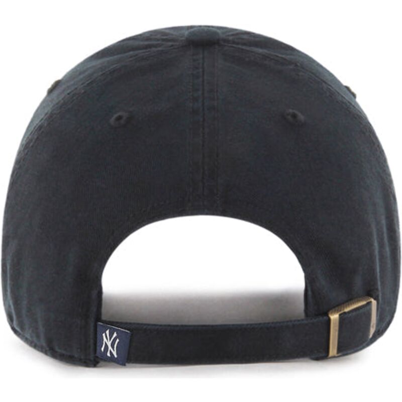 schwarze-gebogene-kappe-new-york-yankees-mlb-clean-up-von-47-brand