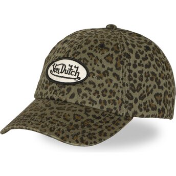 Casquette courbée léopard ajustable SOVA Von Dutch