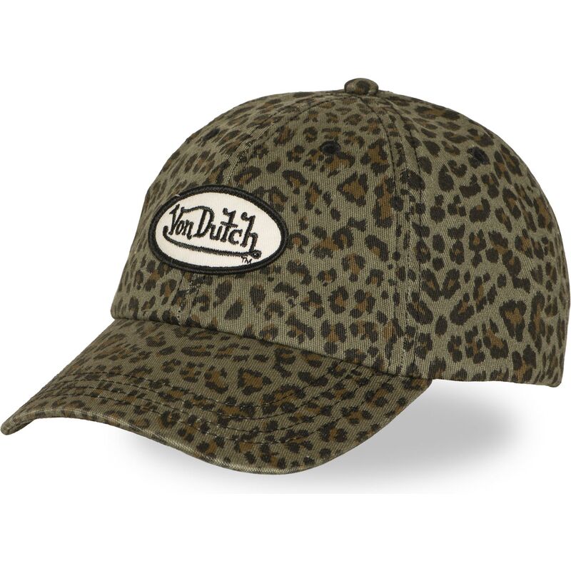 cappello-curvo-leopardato-cinghia-regolabile-sova-di-von-dutch