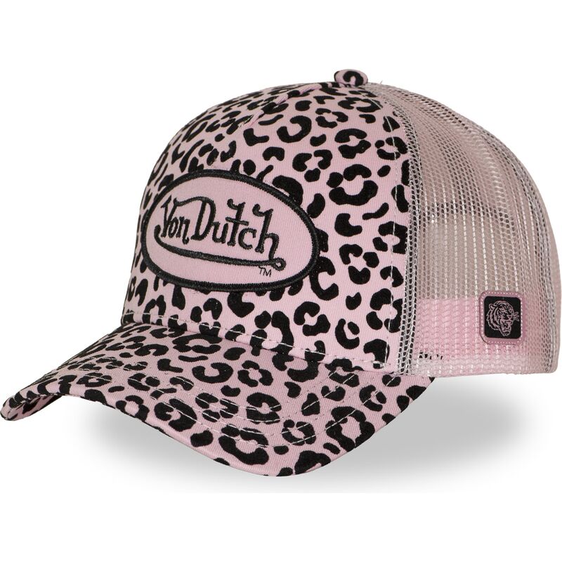 cappello-curvo-leopardato-snapback-rosa-verle-di-von-dutch cappello-curvo-leopardato-snapback-rosa-verle-di-von-dutch