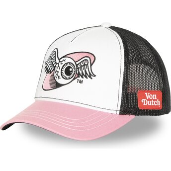 Cappello curvo rosa snapback OEIL di Von Dutch