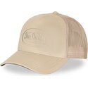 cappello-curvo-beige-snapback-log23-di-von-dutch