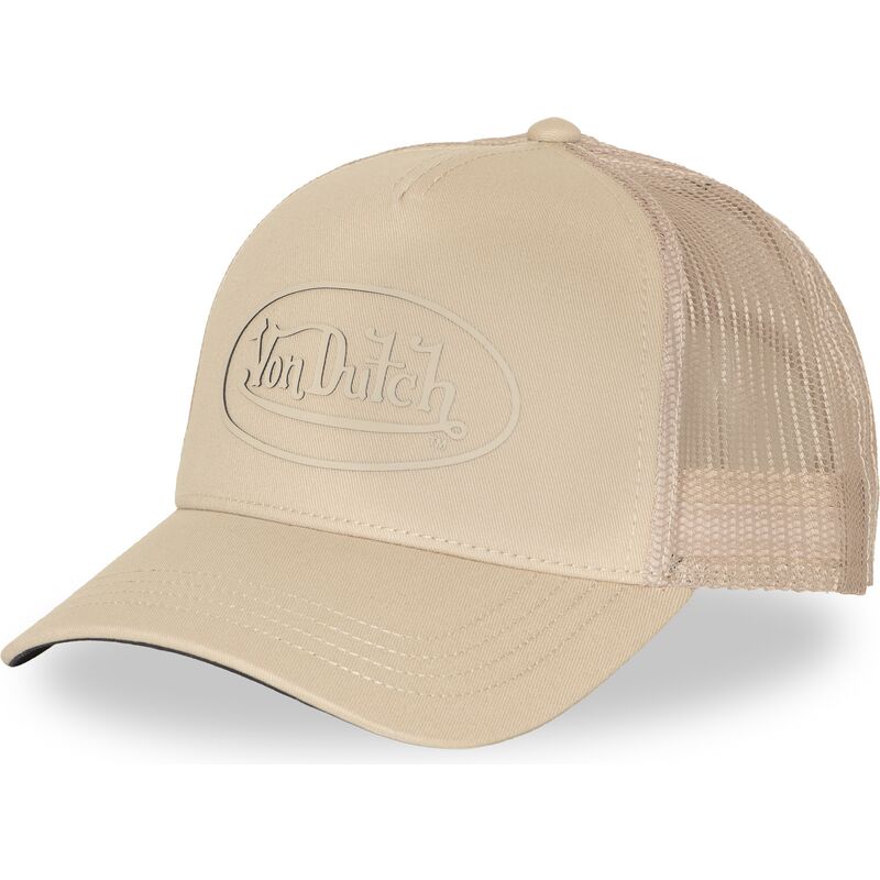 cappello-curvo-beige-snapback-log23-di-von-dutch