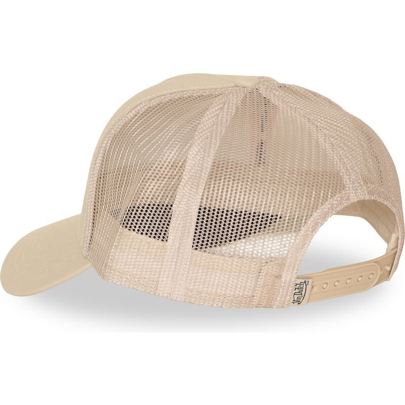 cappello-curvo-beige-snapback-log23-di-von-dutch