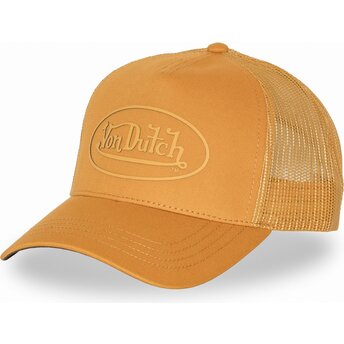 Casquette trucker orange LOG25 Von Dutch