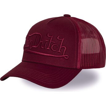 Mützen gebogen rot snapback EMB07 von Von Dutch
