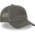 cappello-curvo-grigio-snapback-emb08-di-von-dutch