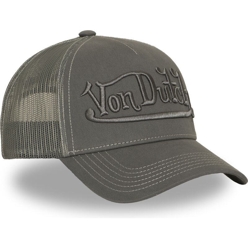 cappello-curvo-grigio-snapback-emb08-di-von-dutch cappello-curvo-grigio-snapback-emb08-di-von-dutch