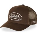 cappello-curvo-marrone-cinghia-regolabile-lofb51-di-von-dutch