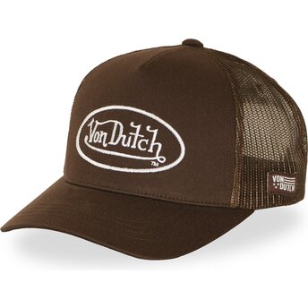 Casquette trucker marron ajustable LOFB51 Von Dutch