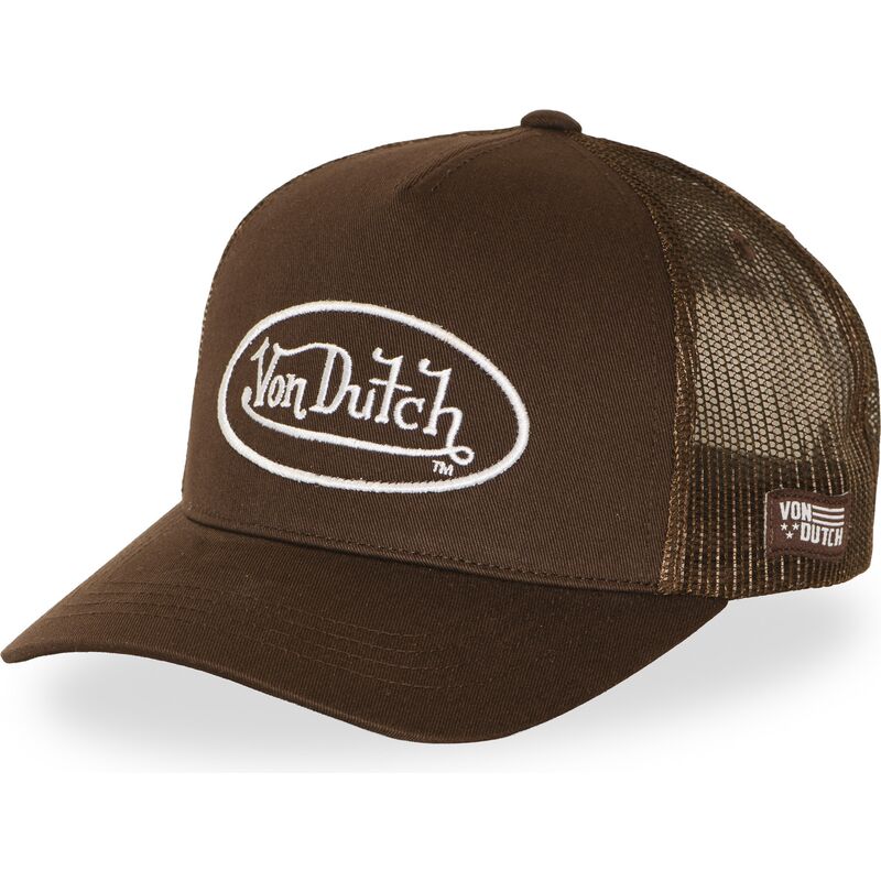 cappello-curvo-marrone-cinghia-regolabile-lofb51-di-von-dutch cappello-curvo-marrone-cinghia-regolabile-lofb51-di-von-dutch