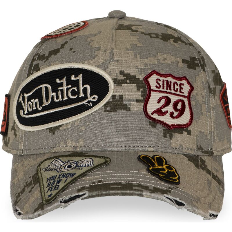 casquette-courbee-camouflage-snapback-kamo03-von-dutch casquette-courbee-camouflage-snapback-kamo03-von-dutch