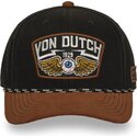 cappello-curvo-marrone-snapback-sem16-di-von-dutch