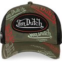 cappello-curvo-verde-snapback-cafe12-di-von-dutch