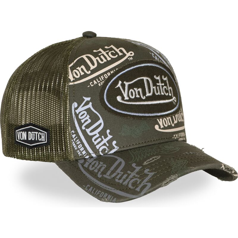 cappello-curvo-verde-snapback-cafe14-di-von-dutch