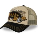 cappello-curvo-beige-snapback-patches19-di-von-dutch