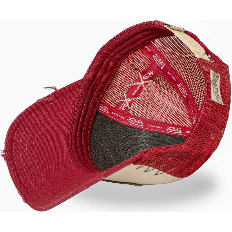 cappello-curvo-rosso-snapback-used-16-di-von-dutch