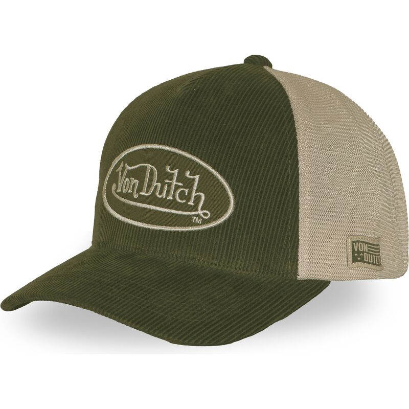 cappello-curvo-verde-cinghia-regolabile-lof-b47-di-von-dutch