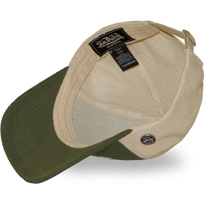 cappello-curvo-verde-cinghia-regolabile-lof-b47-di-von-dutch