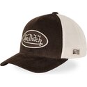 cappello-curvo-marrone-cinghia-regolabile-lof-b49-di-von-dutch