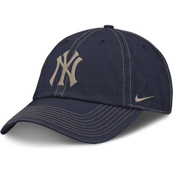 Mützen gebogen marineblau verstellbares band Fathers Day Club Unstructured Organic Cotton der New York Yankees MLB von Nike