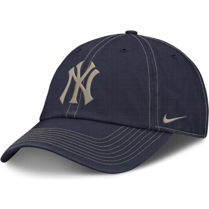 mutzen-gebogen-marineblau-verstellbares-band-fathers-day-club-unstructured-organic-cotton-der-new-york-yankees-mlb-von-nike mutzen-gebogen-marineblau-verstellbares-band-fathers-day-club-unstructured-organic-cotton-der-new-york-yankees-mlb-von-nike