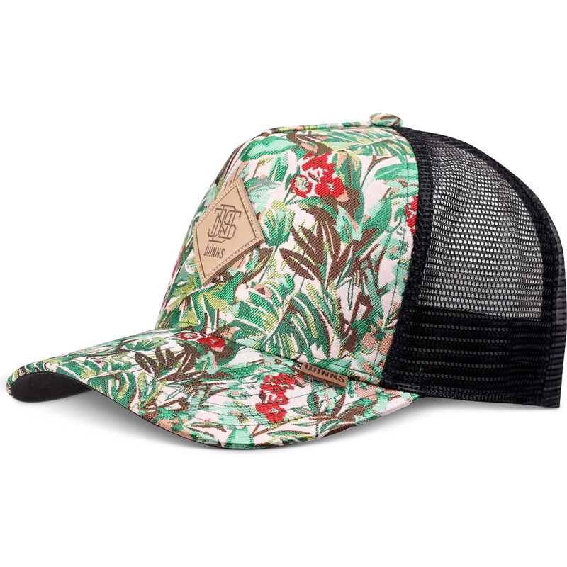 cappello-curvo-verde-snapback-hft-woven-jungle-di-djinns