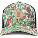 casquette-trucker-verte-et-noire-hft-woven-jungle-djinns