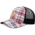 cappello-curvo-multicolore-snapback-hft-patch-check-red-di-djinns