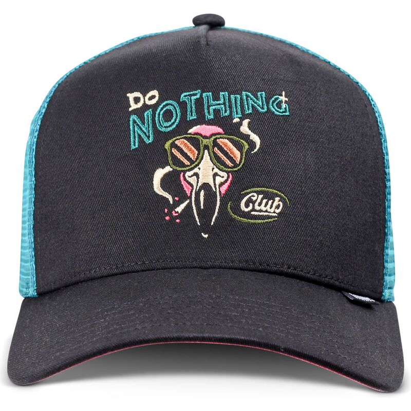 cappello-curvo-nero-snapback-hft-dnc-flamingo-di-djinns