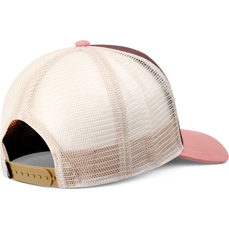 cappello-curvo-marrone-snapback-rosa-hft-lazy-bird-di-djinns