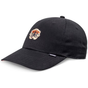 Cappello curvo nero cinghia regolabile Rose Kraken di Djinns
