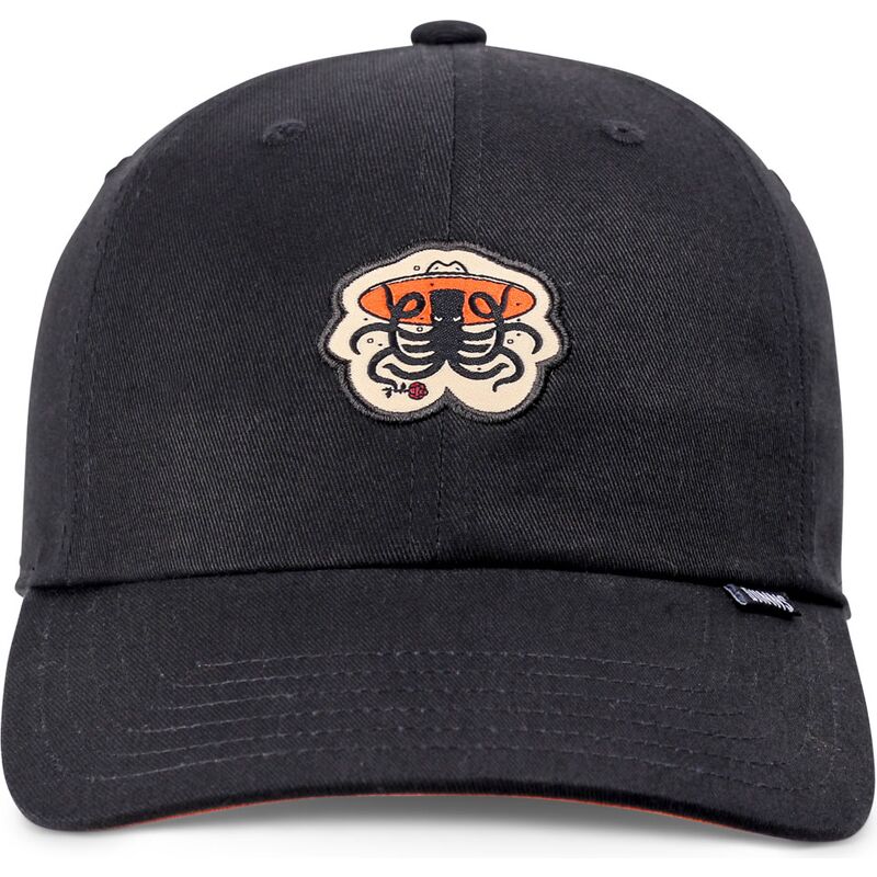 casquette-courbee-noire-ajustable-rose-kraken-djinns casquette-courbee-noire-ajustable-rose-kraken-djinns