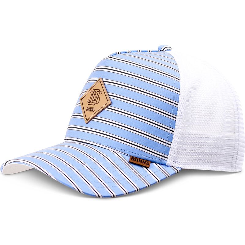 cappello-curvo-blu-snapback-hft-business-stripe-di-djinns