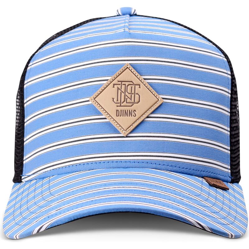 cappello-curvo-blu-snapback-hft-business-stripe-di-djinns