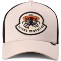 casquette-trucker-beige-et-noire-hft-rose-kraken-djinns