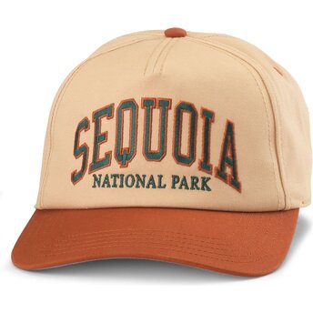 Mützen gebogen braun snapback Roscoe der Sequoia National Park von American Needle