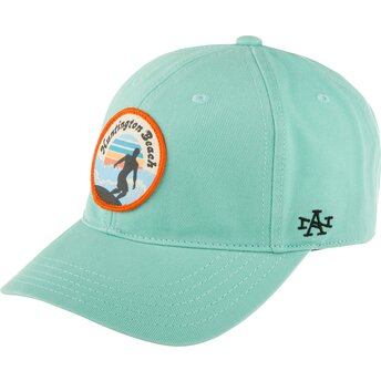 Casquette courbée verte ajustable Hepcat Huntington Beach American Needle