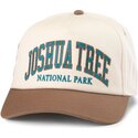 cappello-curvo-marrone-snapback-roscoe-dei-joshua-tree-national-park-di-american-needle