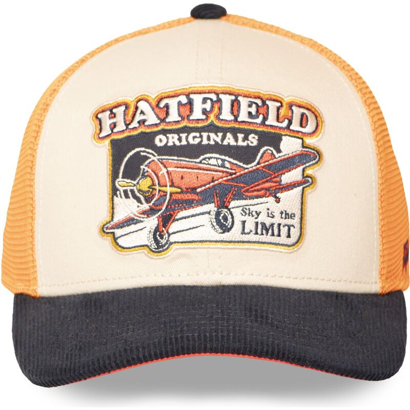 gorra-trucker-beige-naranja-y-azul-marino-semi-pla-de-hatfield