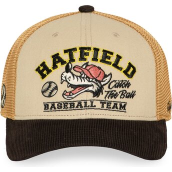 Cappello curvo marrone snapback PCS BAS di Hatfield