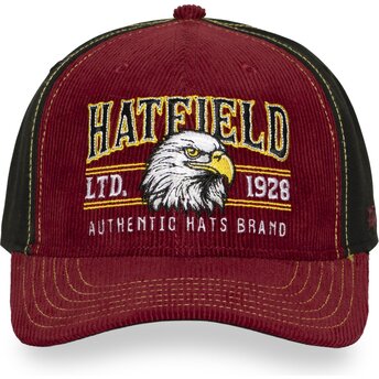 Cappello curvo rosso snapback PCS EAG di Hatfield