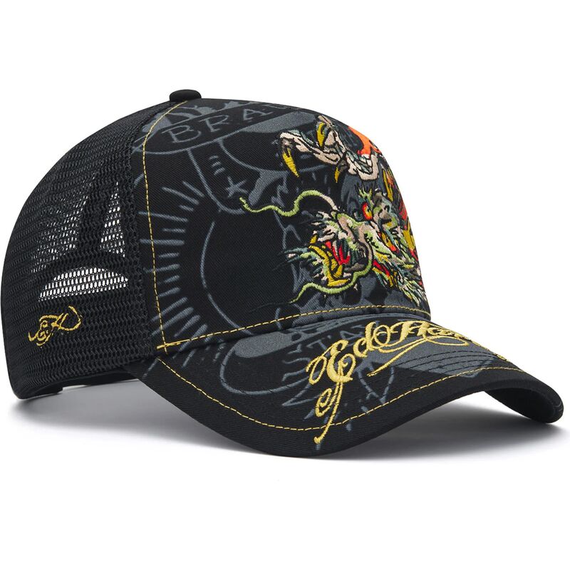 mutzen-gebogen-schwarz-snapback-crawling-von-ed-hardy