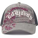 mutzen-gebogen-grau-snapback-floral-tattoo-city-vintage-wash-von-ed-hardy