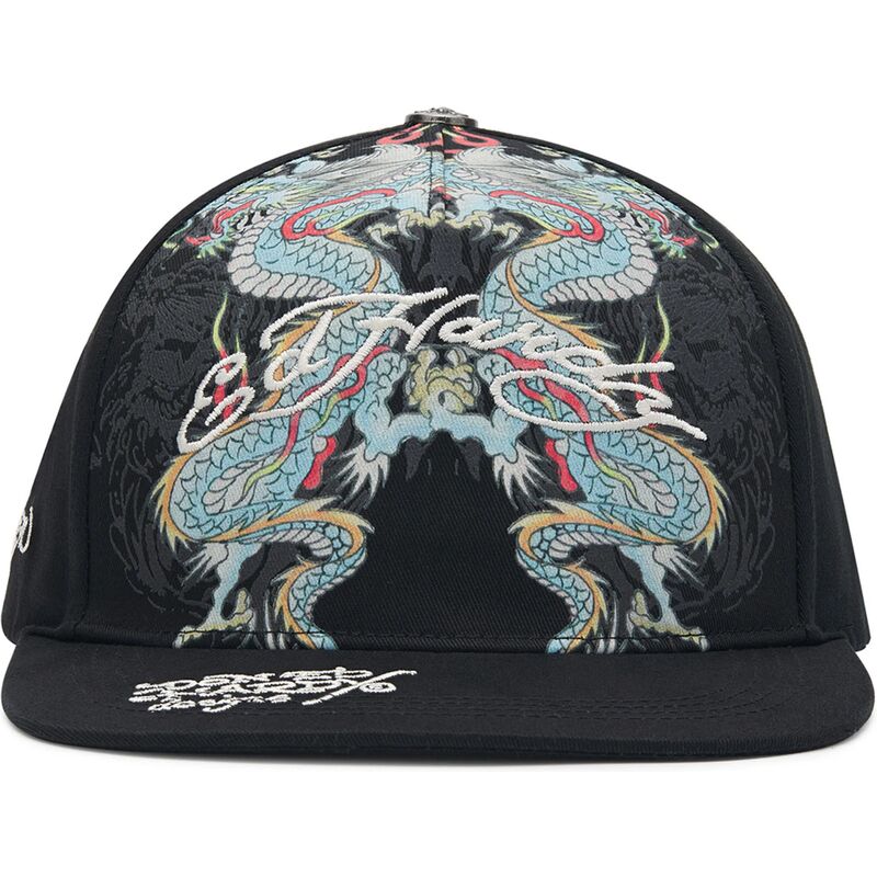 cappello-piatto-nero-snapback-battle-di-ed-hardy